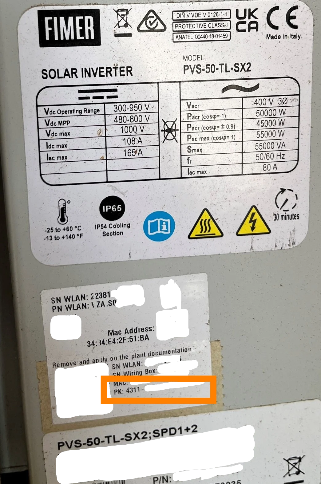 De eerste stap om het wachtwoord van de ABB-omvormer te herstellen.